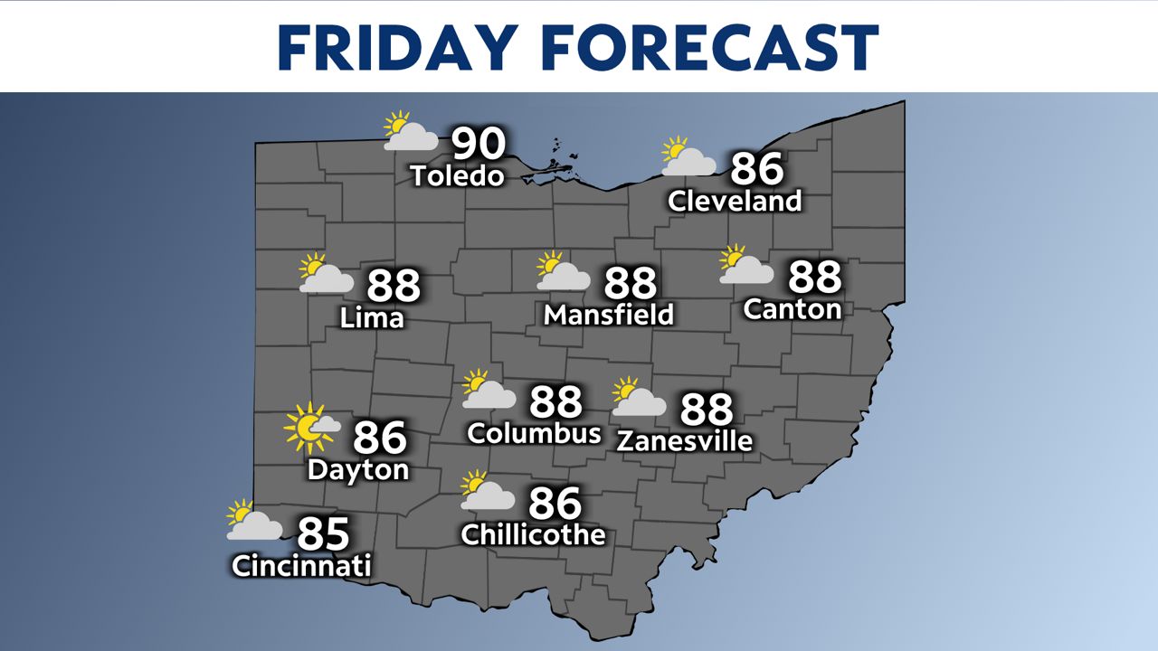 ohio travel advisory map weather